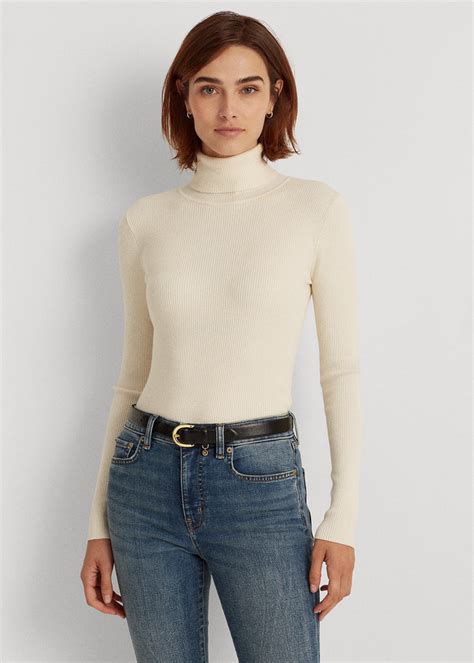 Ralph Lauren Ribbed Turtleneck Sweater Shopstyle