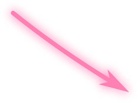 Pink Abstract Neon Arrow 18745930 PNG