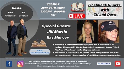 Flashback Sports Guests Jill Martin And Kay Murcer Youtube