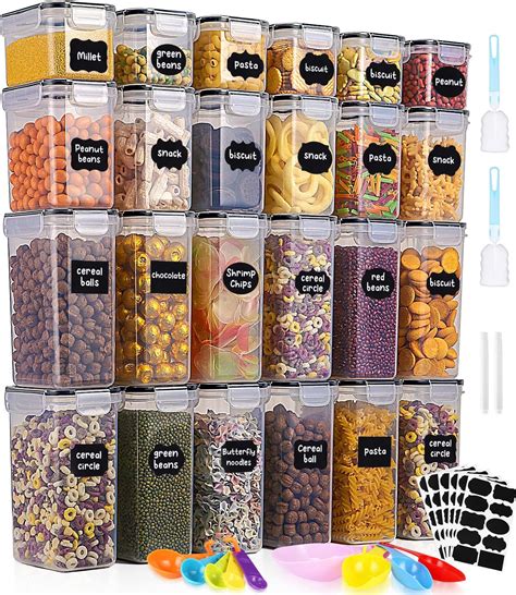 Lot De 24 Boite Rangement Cuisine Boite De Conservation Alimentaire