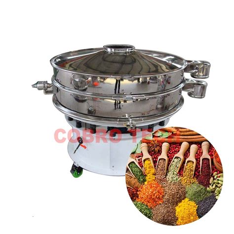 Rotary Vibrating Screen Sifter For Screening Sugar Starch Juice Flour