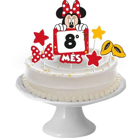 Topos De Bolo Infantil Mesvers Rio Minnie Disney Regina Festas Pt