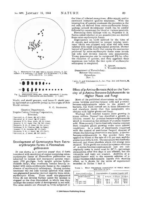 (PDF) Development of Gametocytes from Extra-erythrocytic Forms in Plasmodium gallinaceum ...