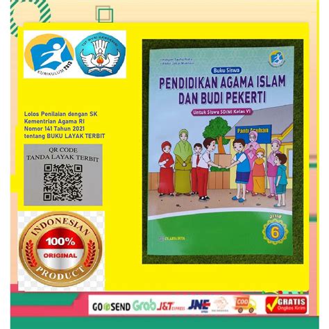 Jual AGAMA ISLAM DAN BUDI PEKERTI SD KELAS 6 CV ARYA DUTA BUKU