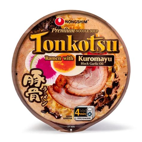 Nongshim Tonkotsu Ramen With Kuromayu Noodle Big Bowl 356 Oz