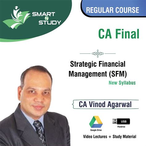 CA Final SFM New Syllabus Hindi Regular By CA Vinod Kumar Agarwal