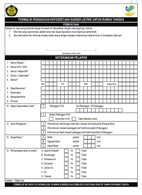 Detail Contoh Surat Permohonan Subsidi Listrik Koleksi Nomer 12