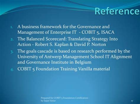 Cobit Principle Ppt