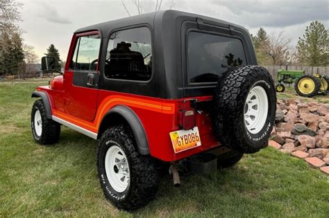 1986 Jeep Cj 7 5 Speed For Sale On Bat Auctions Sold For 28000 On