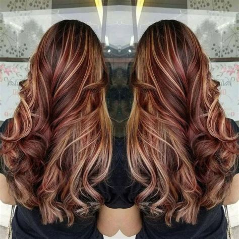 20 Trendy Red Brown And Blonde Highlights To Try In Summer 2023 Red