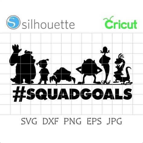 Monsters Squadgoals Monsters Svg Monsters Inc Svg Boo Svg Got My Eye On You Svg Cut Files