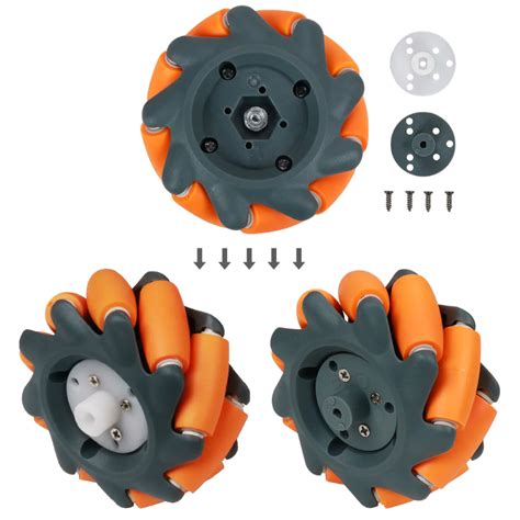 Omnidirectional Mecanum Wheel With Mm High Hardness Plastic For