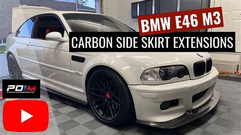 Installing Carbon Fiber Side Skirt Extensions Bmw E46 M3 Youtube