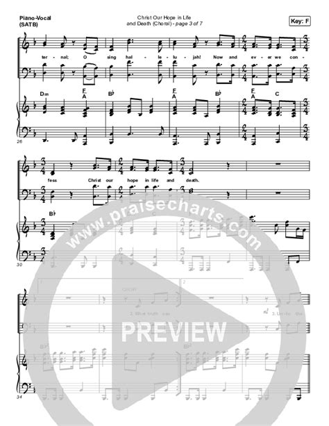 Christ Our Hope In Life And Death Choral Anthem Satb Sheet Music Pdf