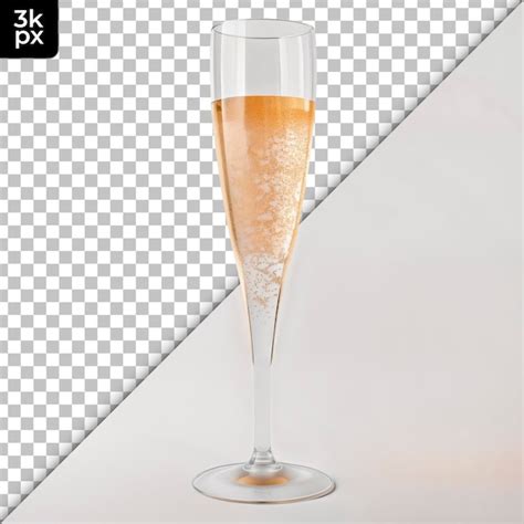 Premium PSD Champagne Flute Toast Isolated On Transparent Background