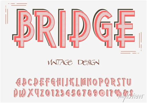 Vintage Letters Font