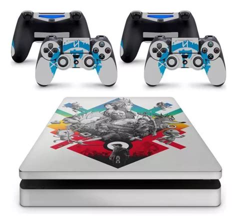 Skin Adesivo Protetor Ps4 Slim Sony Playstation Sony God Of MercadoLivre