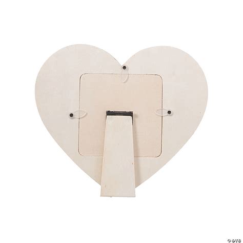 DIY Unfinished Wood Heart-Shaped Frames - 12 Pc. | Oriental Trading