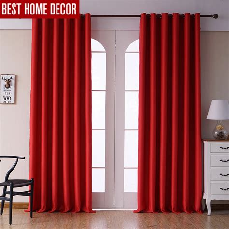 25 Fabulous Red Curtains for Living Room - Home, Family, Style and Art ...