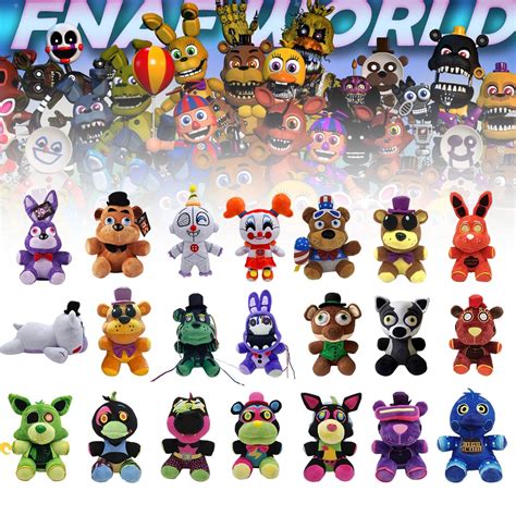 FNAF Stuffed Plush Toys Freddy Fazbear Bear Foxy Rabbit Bonnie Chica