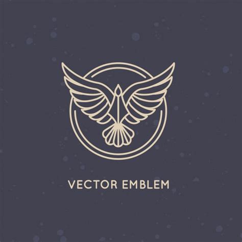 Vector Eagle And Falcon Linear Logos Stock Vector Image By Venimo