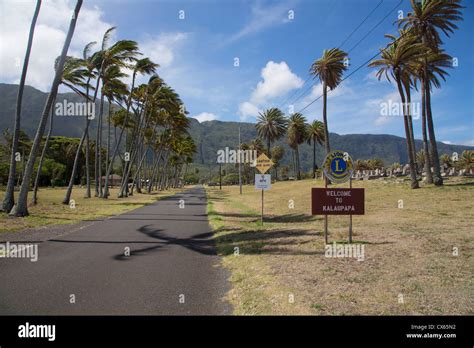 Kalaupapa Peninsula, Molokai, Hawaii Stock Photo - Alamy