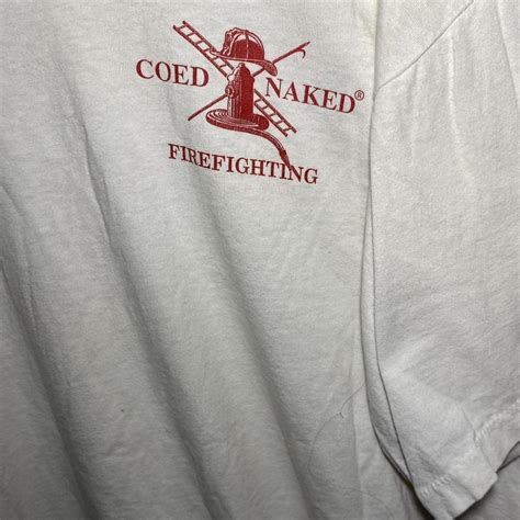 Coed Naked Fire Fighting Coed Sportswear Adult Xl Depop