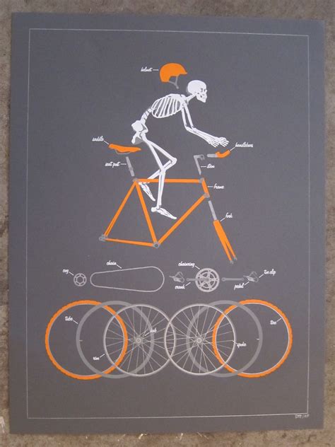 Dougharry Poster Bike Poster Bike Art Cycling Art