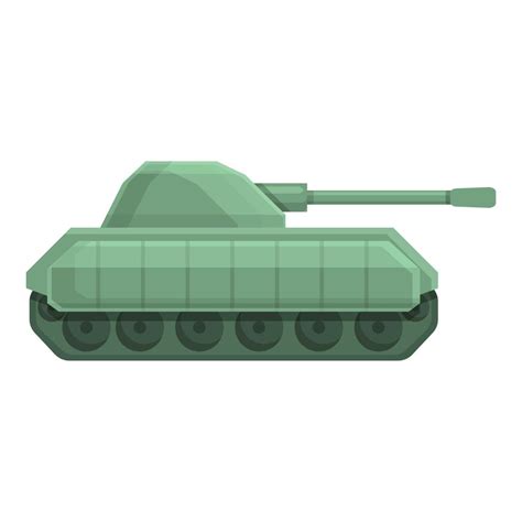 Russian tank icon cartoon vector. Army battle 14349633 Vector Art at ...