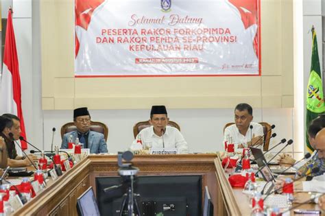 Ketua Dprd Prov Kepri Hadiri Rakor Forkopimda Dan Pemda Kabupaten Kota