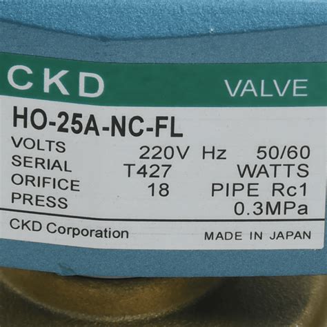 New In Stock Ckd Solenoid Valve Ho A Nc Fl Ckd Solenoid Valve