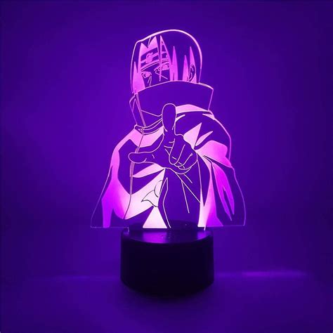 Veeki D Illusion Lamp Anime Uchiha Itachi Anime Figures Night Light D