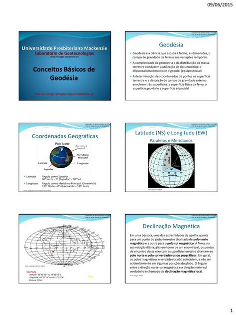 PDF Laboratório de Geotecnologias da UPM Geodésia No sistema UTM as