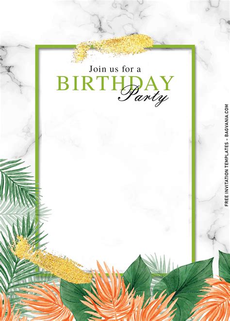 Free Printable Luau Invitations Templates