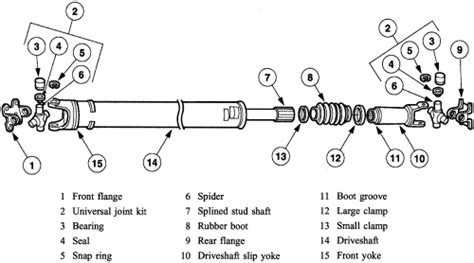 Ford F250 Drive Shaft Diagram