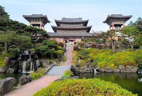 Yakcheonsa Temple on Jeju Island | Temple, Jeju island, Temple architecture