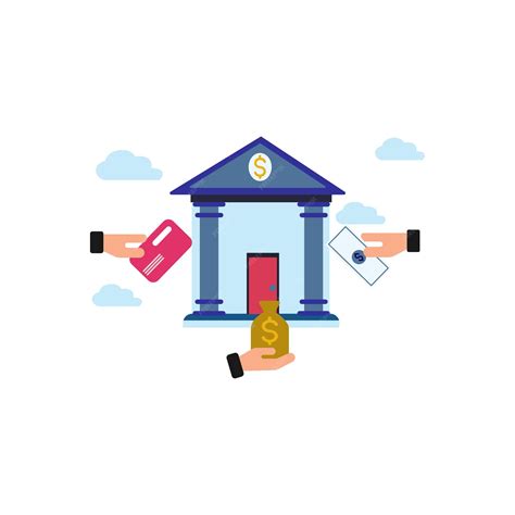 Premium Vector | People save money in the bank