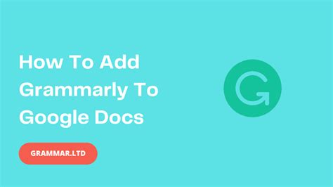 How To Add Grammarly To Google Docs Step By Step Guide