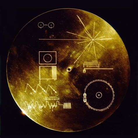 Os Discos De Ouro Da Voyager Que Estão A Bordo De Ambas As Naves Voyager