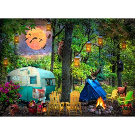 Comprar Puzzle Sunsout Camping De Verano Xxl De Piezas Sunsout