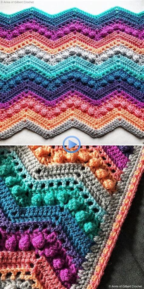 Crochet Bobble Stitch Free Patterns And Inspiration Crochet Ripple