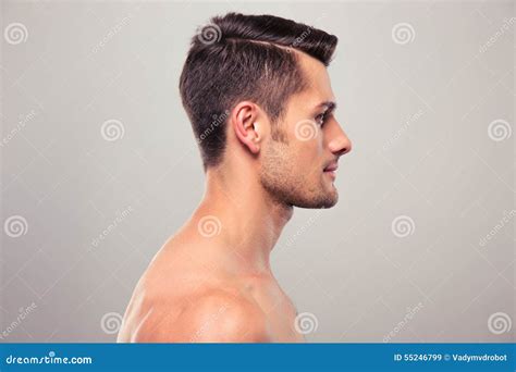 Man With Nude Torso And Muscular Back In Gym Enjoy Training Trx Sport And Gym Concept