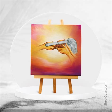 Illuminate Your Unique Path - Mini Canvas Painting (Print Edition) - Shrut Gyan