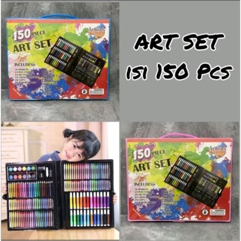 Jual Crayon 150pcs Alat Menggambar Mewarnai Dan Melukis Isi 150 Pcs