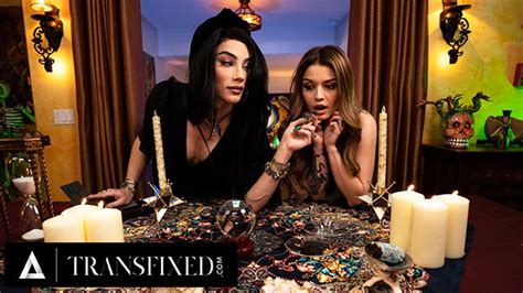 TRANSFIXED ASMR Trans Fortune Teller Ariel Demure Hard Fucks Hot Tattooed Customer Vanessa Vega