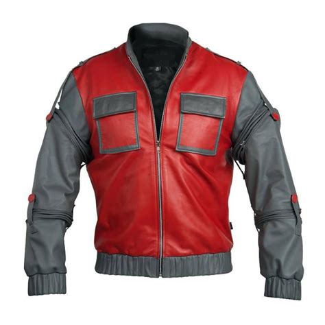 Back to the Future Part II Marty McFly Jacket - Real Leather