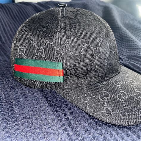 Mens monogram gucci hat One size adjustable 2-3... - Depop