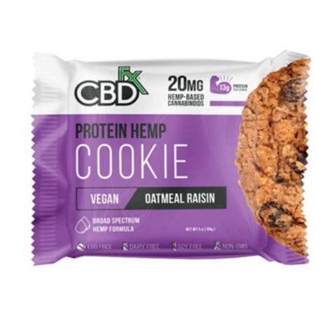 CBD FX Protein Hemp Cookies 20mg — Cbd.co.uk