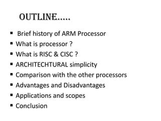 Arm Processor Ppt