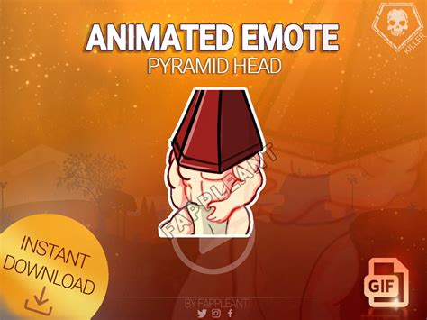 DBD ANIMATED Pyramid Head Dance Emote shirtless, Gif for Twitch ...